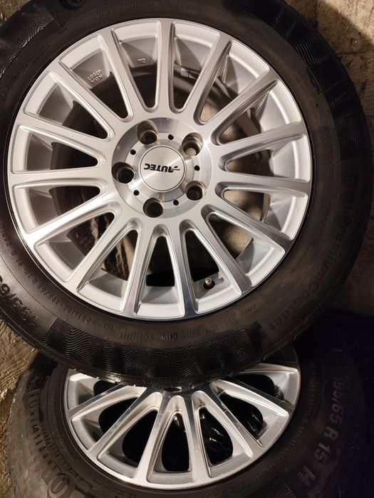 Jante aliaj 15"  5x100(vw, audi a1,a3 chrysler,seat, skoda) +anvelope