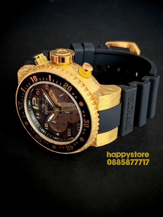 INVICTA Hummer Gold 52mm, Инвикта нов ръчен часовник