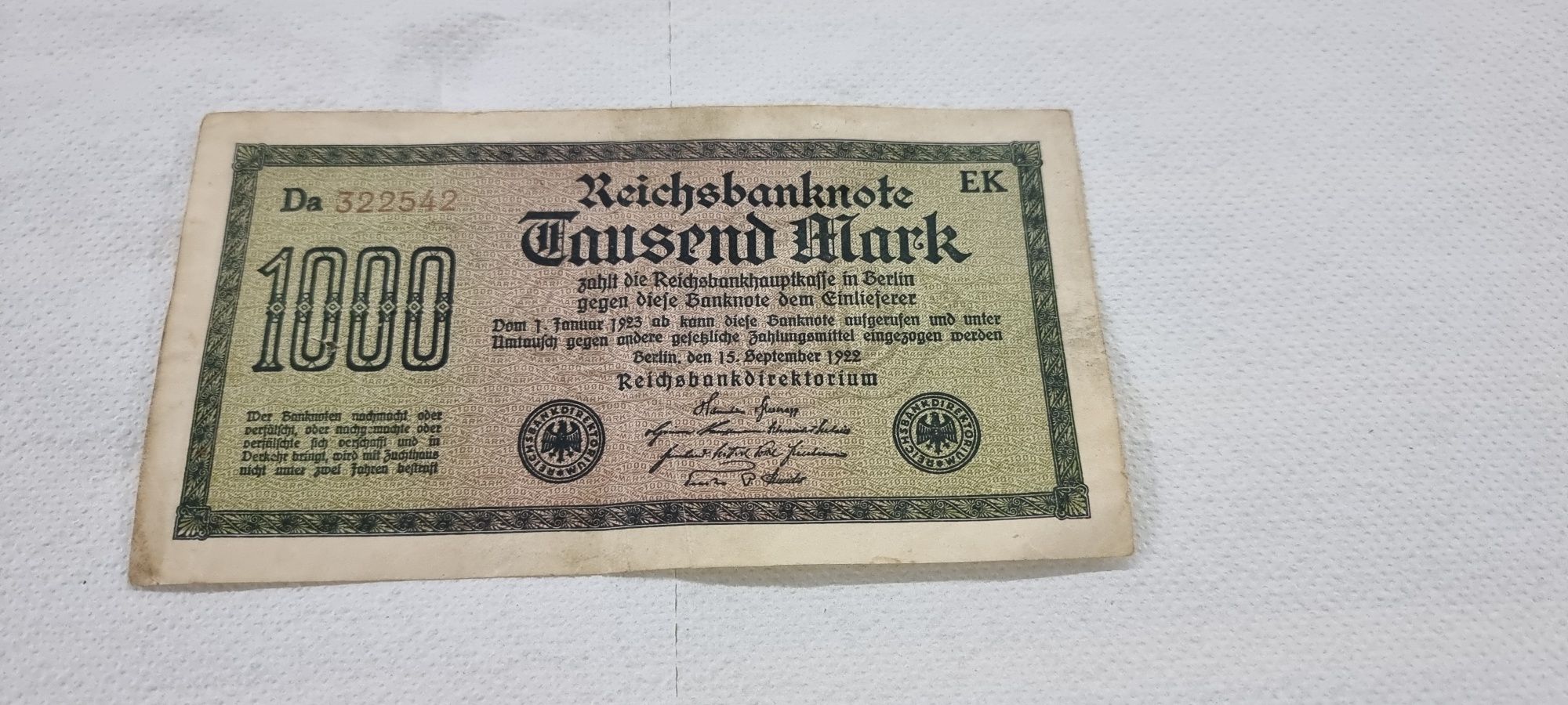 Bancnote vechi 1922 1923