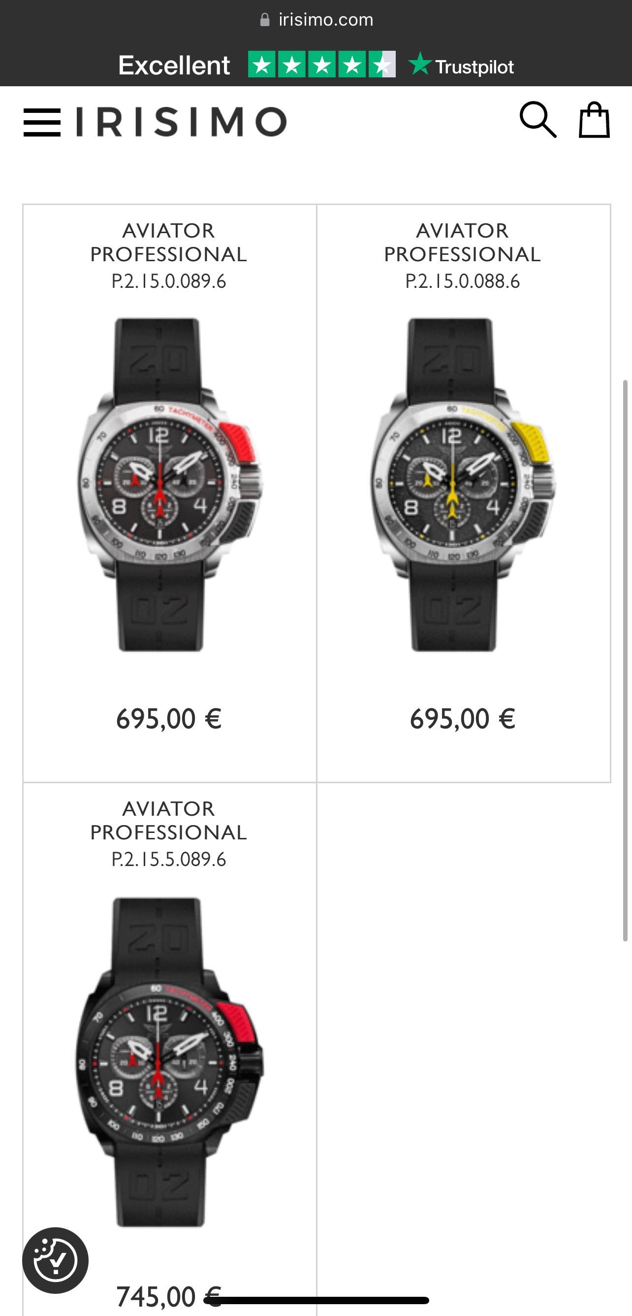 Мъжки кварцов часовник Aviator Professional