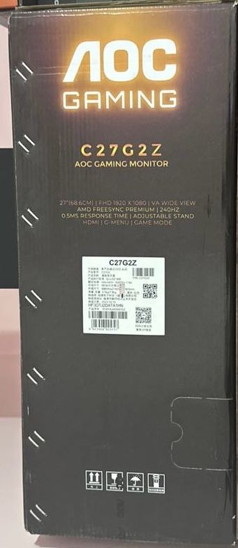 Монитор AOC Gaming C27G2Z, 27”, 240Hz, 0.5ms