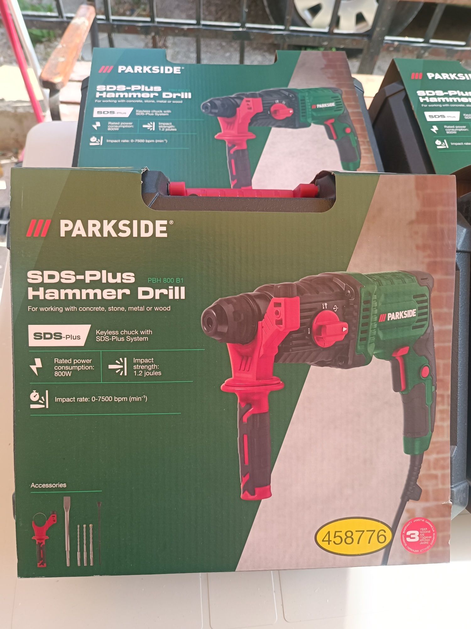Перфоратор Parkside PBH 800 A1
