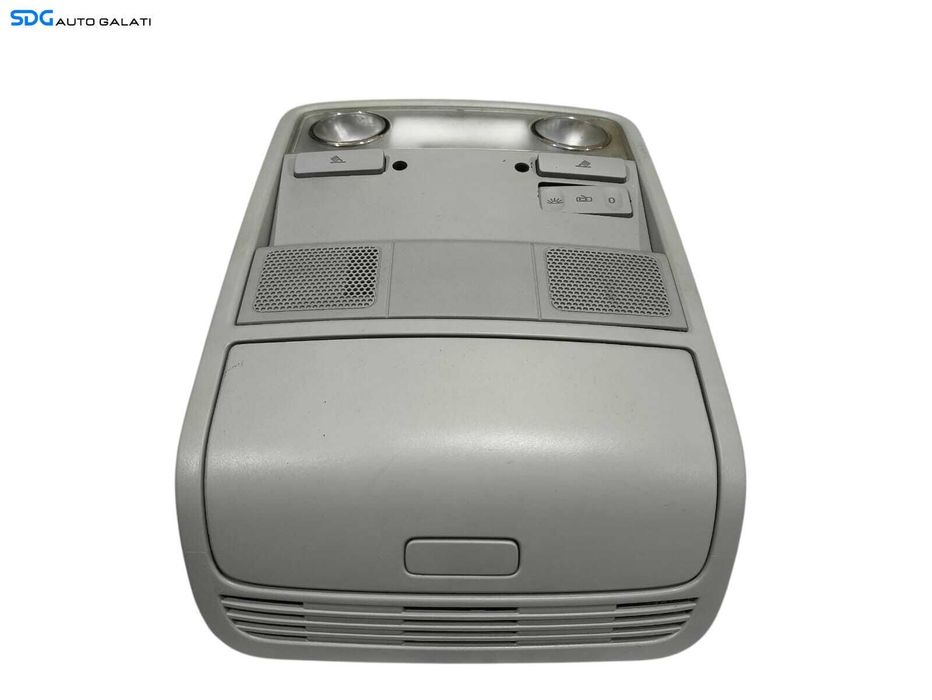 Lampa Iluminare Habitaclu Plafon Plafoniera cu Lumini Ambientala si Suport Ochelari Spatiu Depozitare Volkswagen Passat B6 2005 - 2010 Cod 1K0947133H 3C0867489C 1K0868837E [LR1616]
