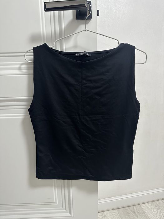 Черная легкая майка