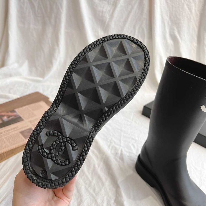 Chanel Rubber Boots - cizme cauciuc/premium/full pack