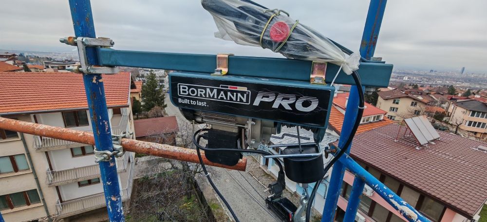 Телфер BorMann PRO BRA5118 500кг., 18м