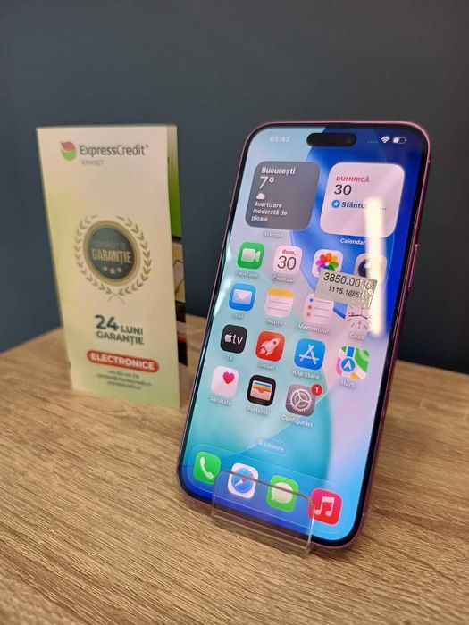 (AG51) Apple iPhone 16 Plus 256GB b1115 - Garantie 2 ani!