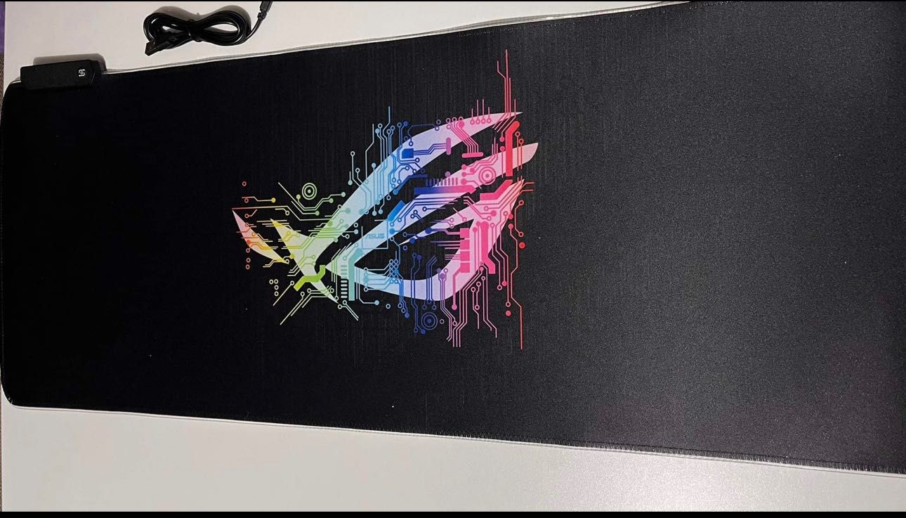 Геймърски пад подложка мишка gaming mousepad Razer,AsusRog RGB 80x30см