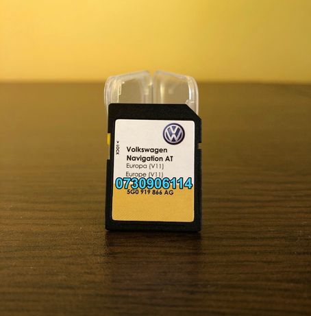SD Card navigatie 2022 VW Golf 7 Passat Touran B8 harti Europa ROMANIA