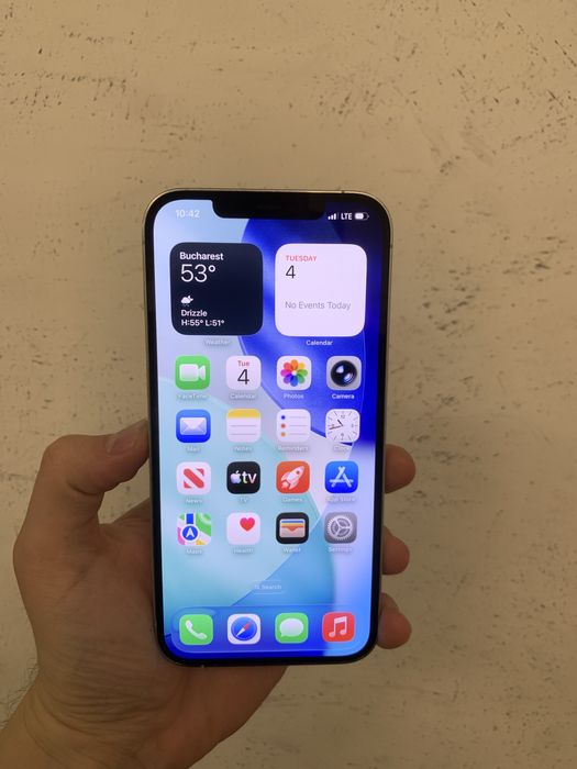 IPhone 12 Pro Max 256 GB Alb Silver Impecabil Neverlocked 92% bat