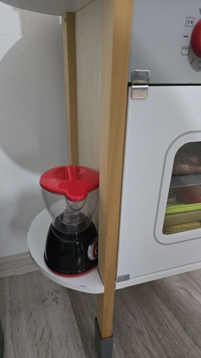 Vand bucătărie copii din lemn cu accesorii incluse