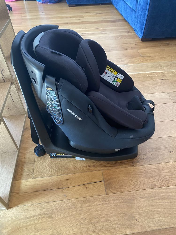 Scaun auto Isofix I-Size Maxi Cosi AxissFix, 61-105 cm, rotatie 360