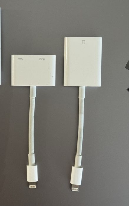 2 Adaptoare Apple lightning hdmi, sd card