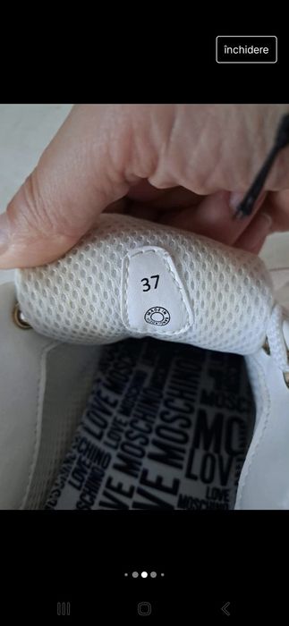 Adidasi love moschino marimea 37 24cm in interior.