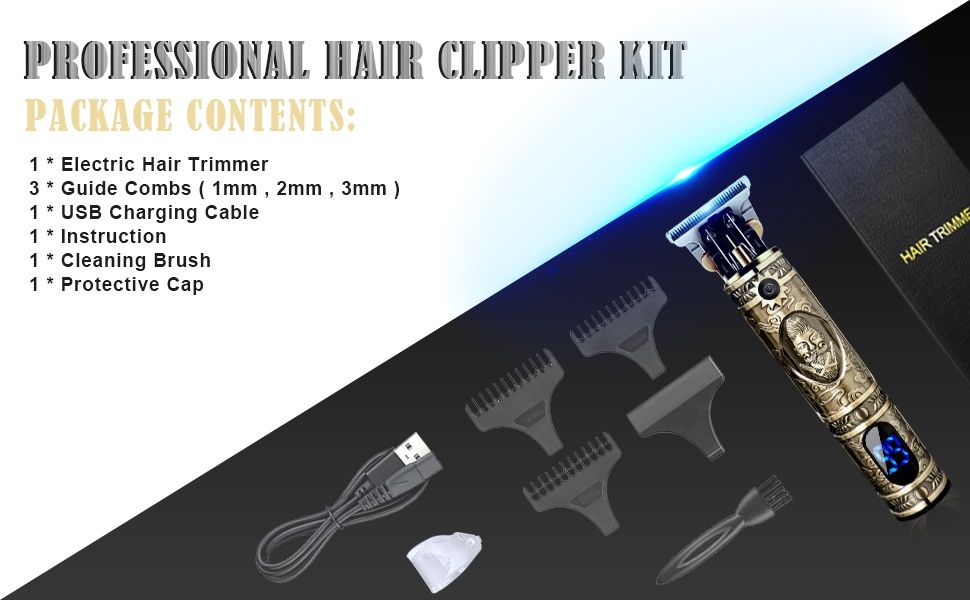 Професионален Акумулаторен Тример за Коса и Брада. Solati