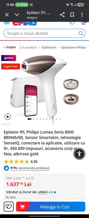 Ipl philips seria 8000