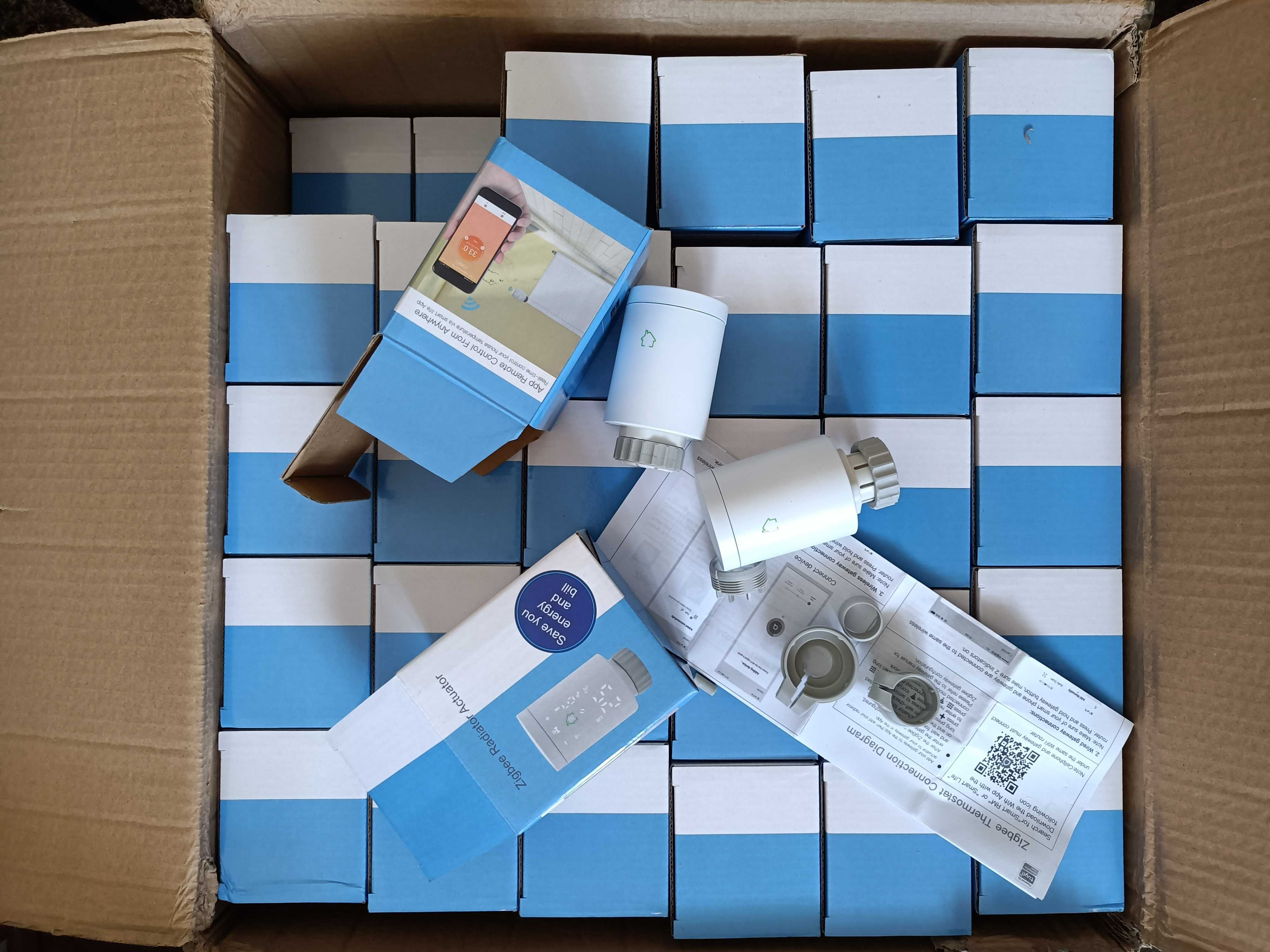 Sistem TUYA capete termostatice smart + gateway ZigBee 3.0 TR GRATIS