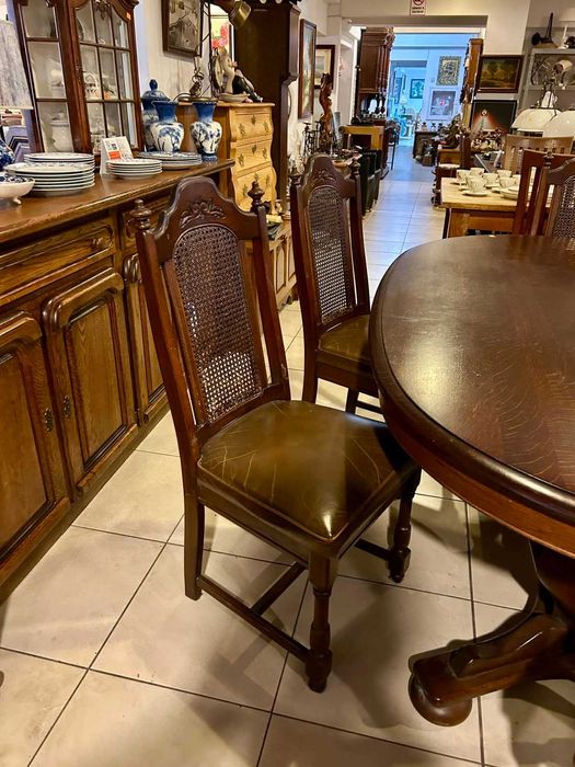 Масивна дъбова маса + 4 стола Холандия