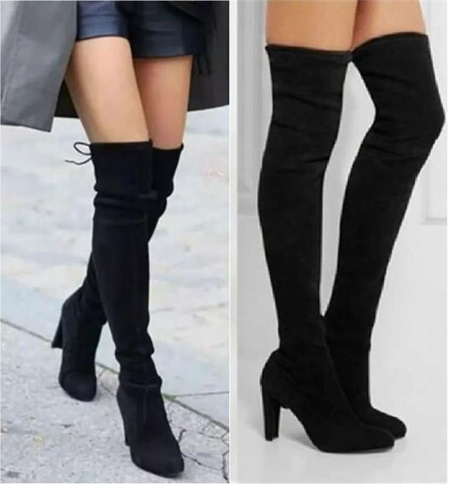 Ботфорты-чулки замшевые 37 р. Могу доставить.