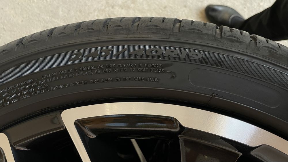 Продается диска на KIA K5 R19 с летними резинами