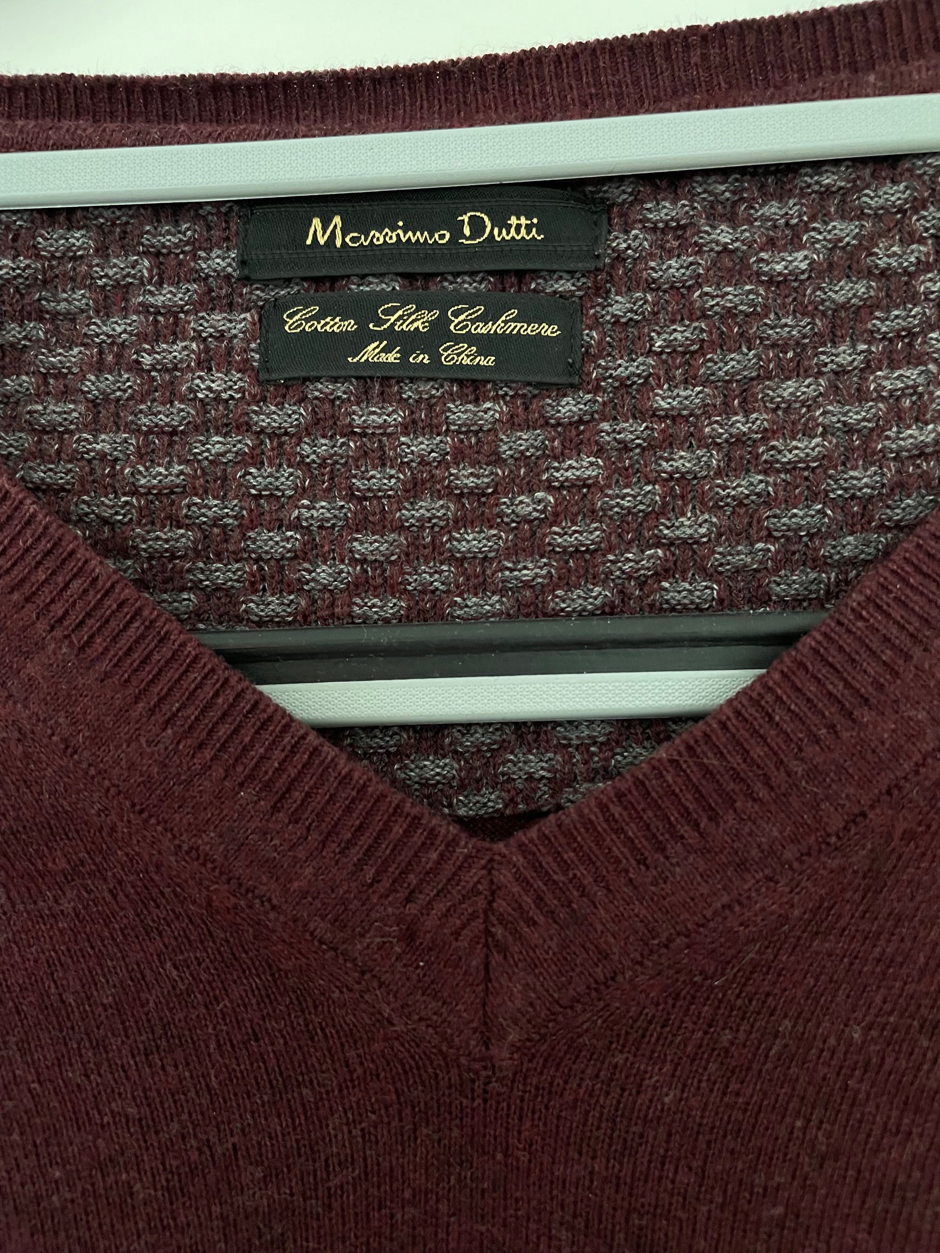 Мъжки пуловер Massimo Dutti от кашмир