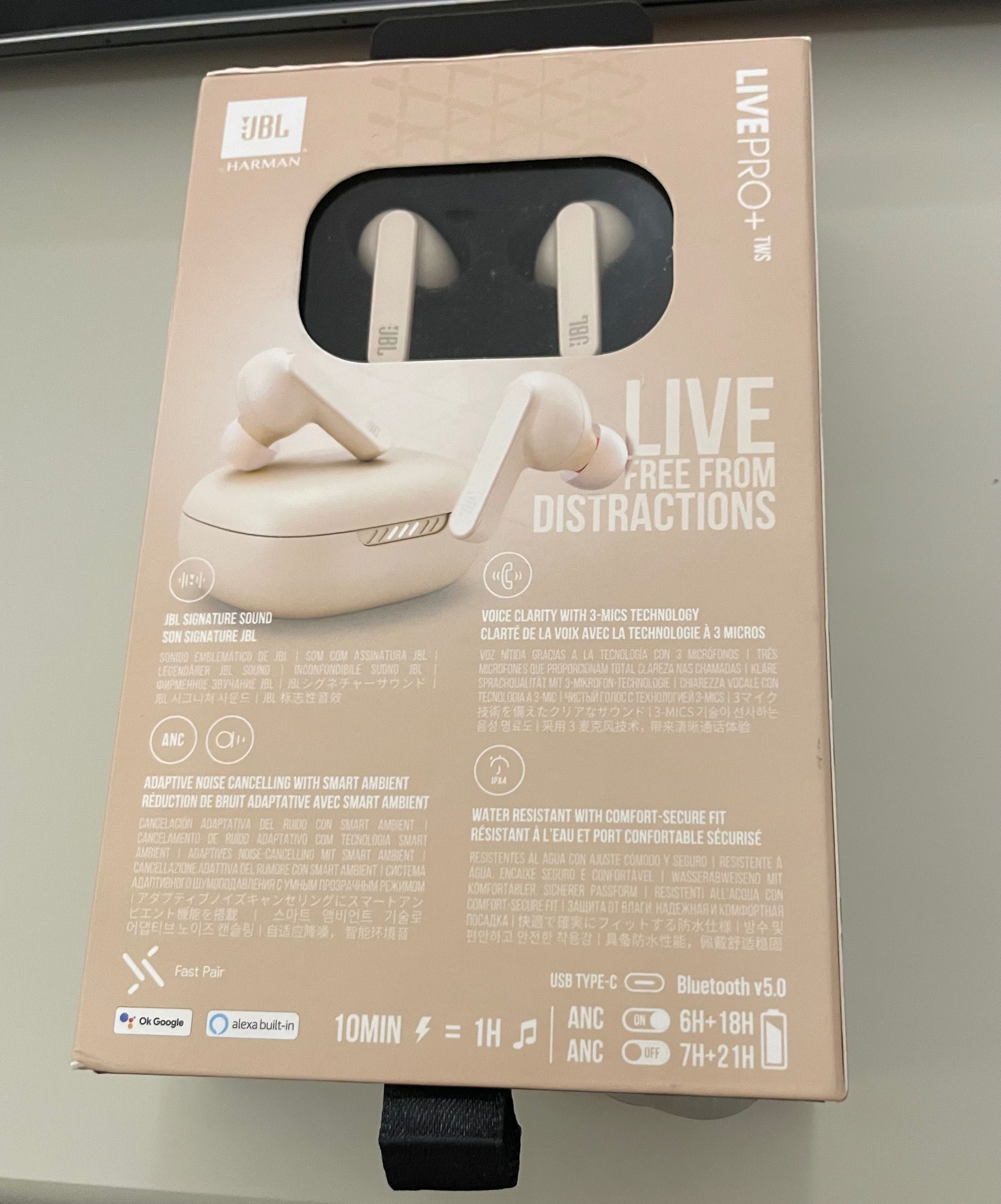 JBL Live Pro + слушалки True Wireless в гаранция