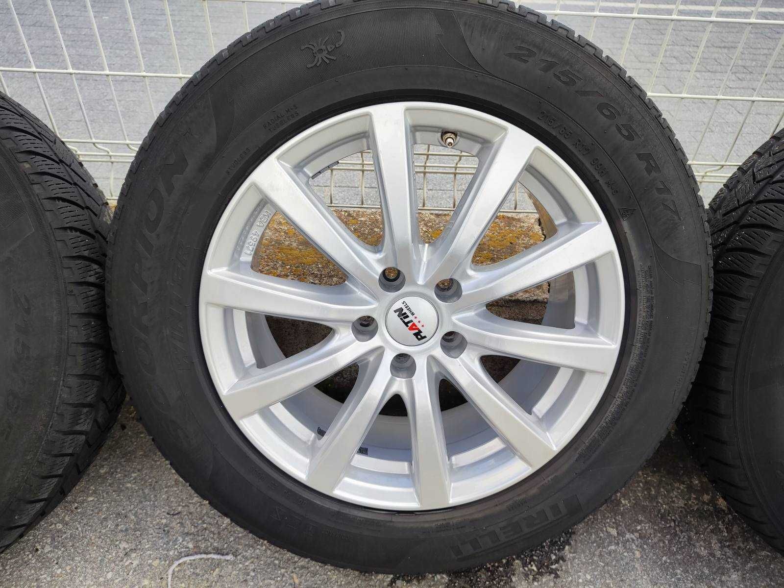 274 - 4бр. Алуминиеви джанти 17'' 5x108 с гуми 215/65R17 Opel