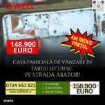 Casă familială de vânzare în Târgu Secuiesc, pe strada Abator!