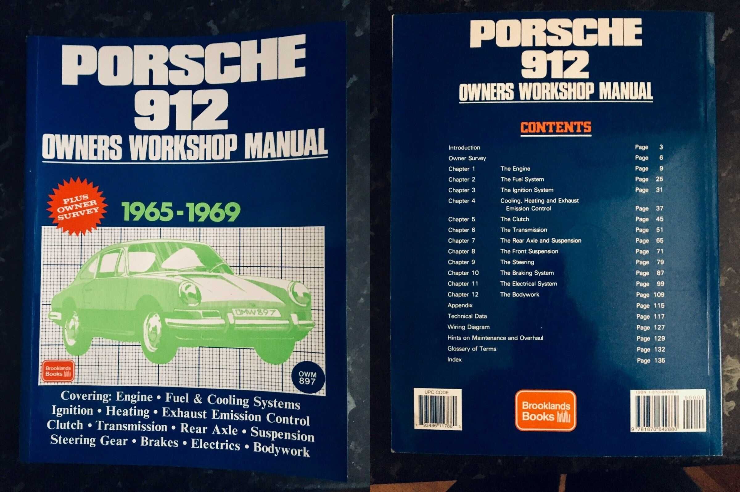 Manuale reparatii auto Porsche 911 912 924 Haynes, Brooklands EVO