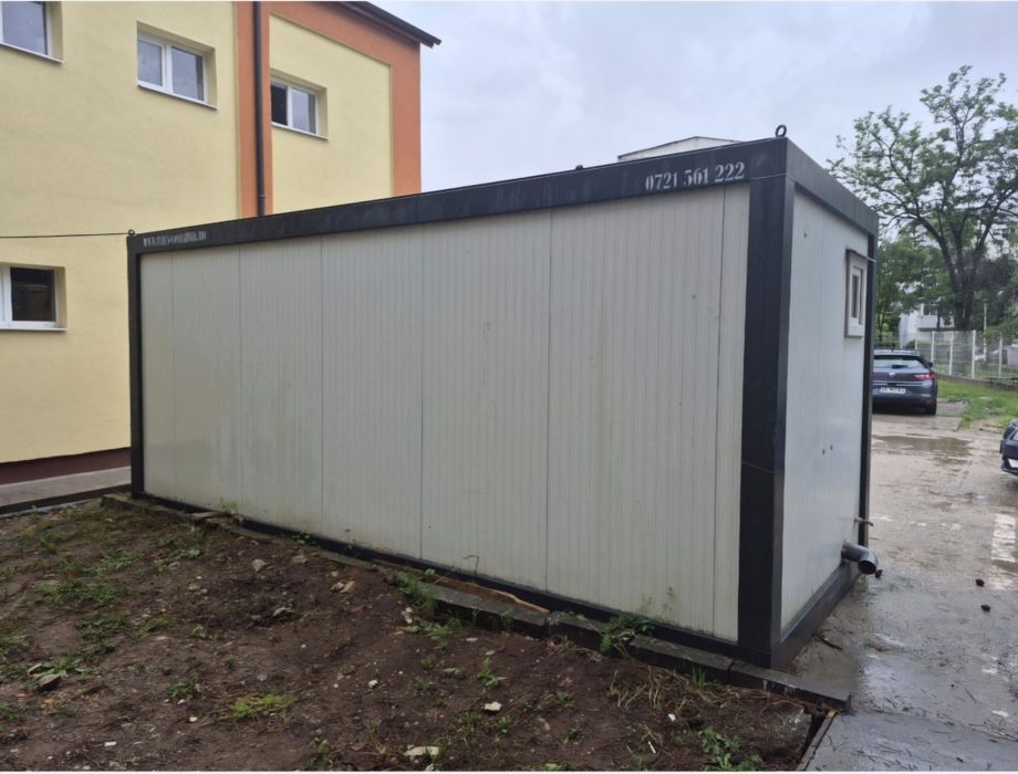 Inchiriem container birou + baie 6x2,4m