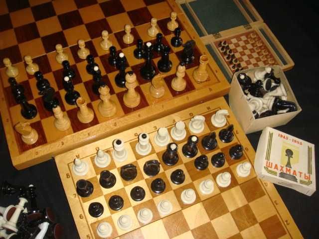 СССР Шахматы в Ящиках 50 см -45 см Дерево полированное