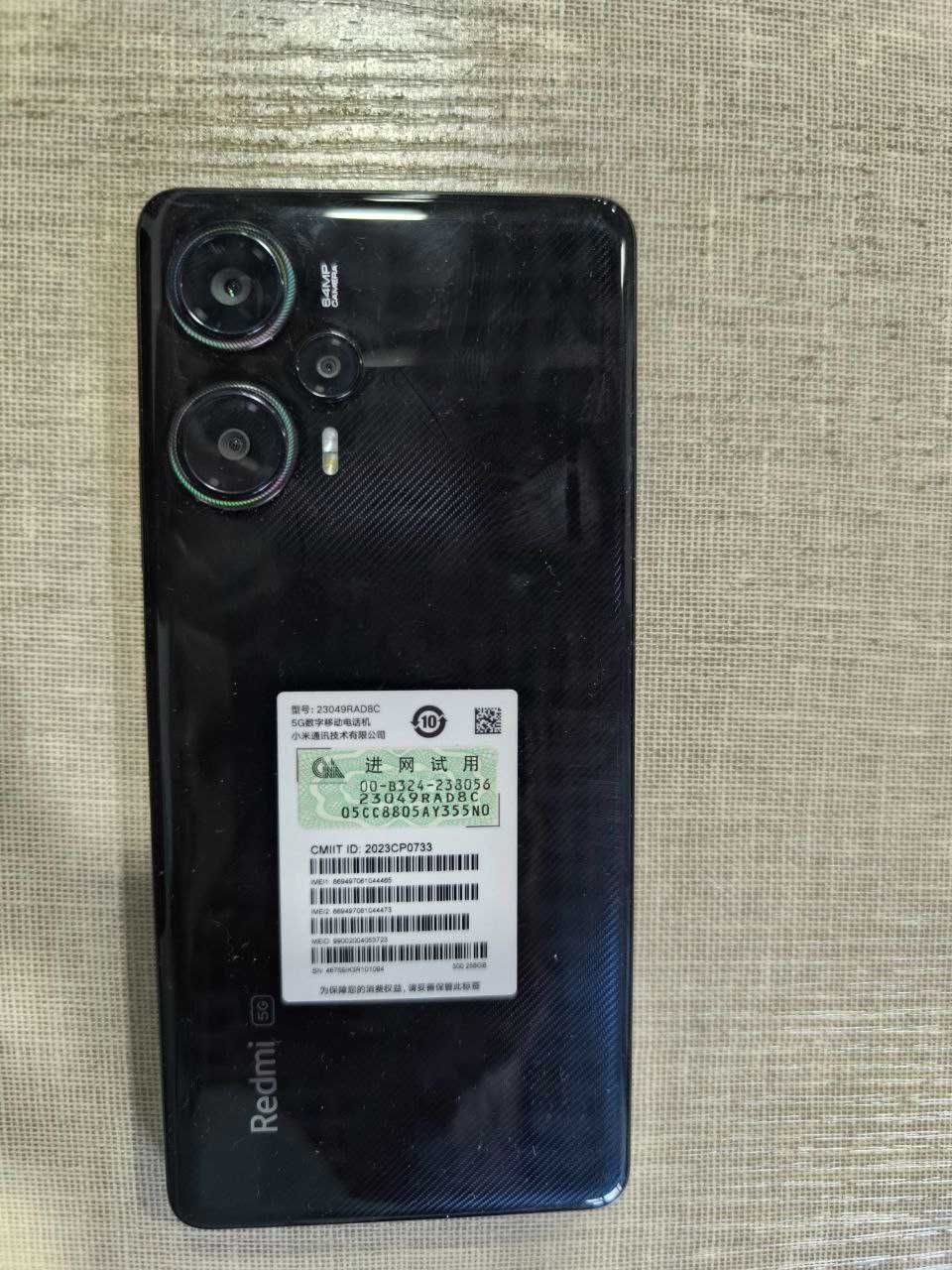 Продается телефон Redmi Note 12 Turbo 8GB 256GB