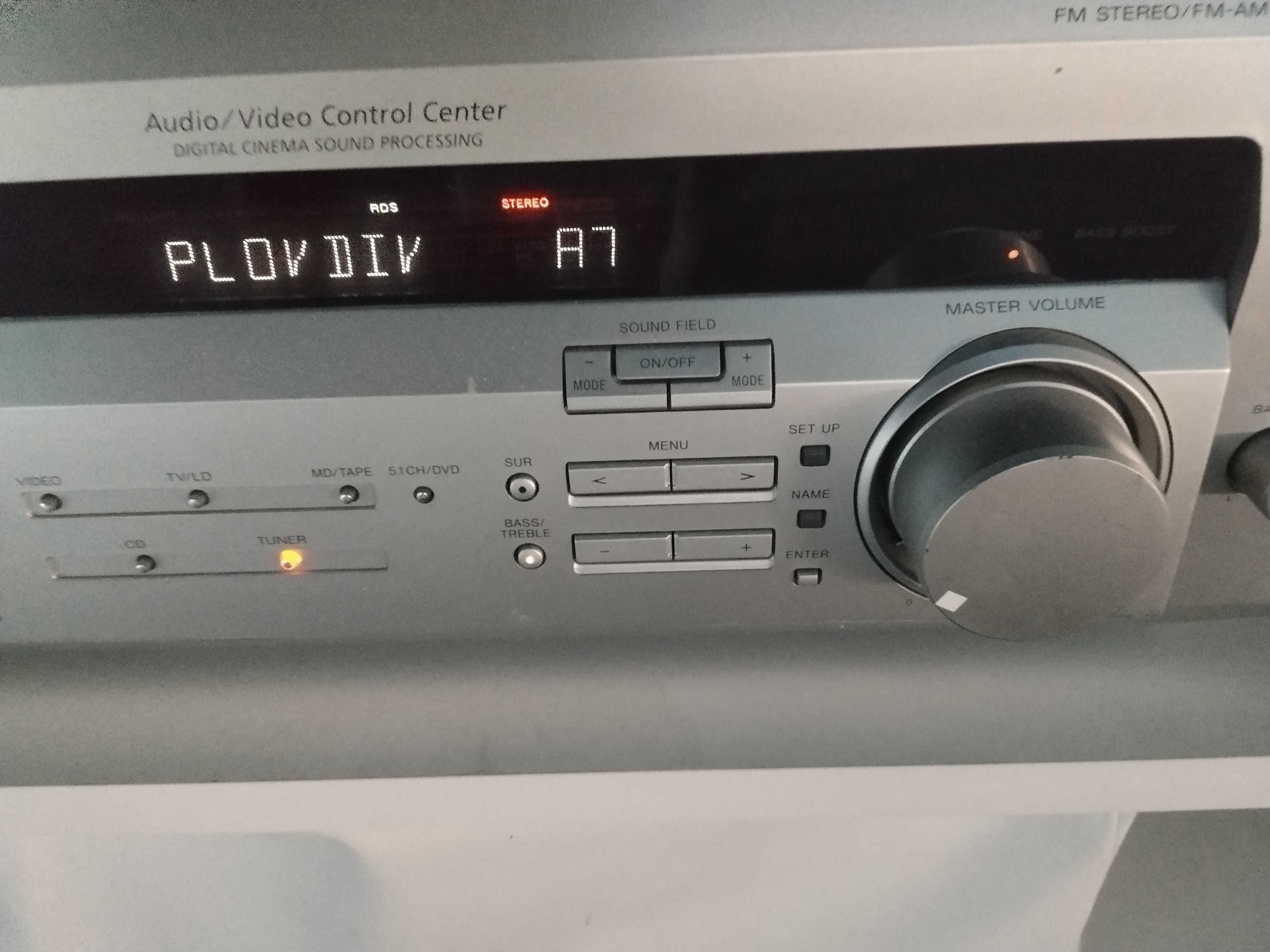продавам мощен и качествен усилвател и рисиивър Сони  200w