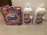 Detergent Dash pudră sau  lichid 100 (transport gratuit olx)Germania