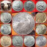 SUA Vechi Morgan Peace Dollar monede argint 90%