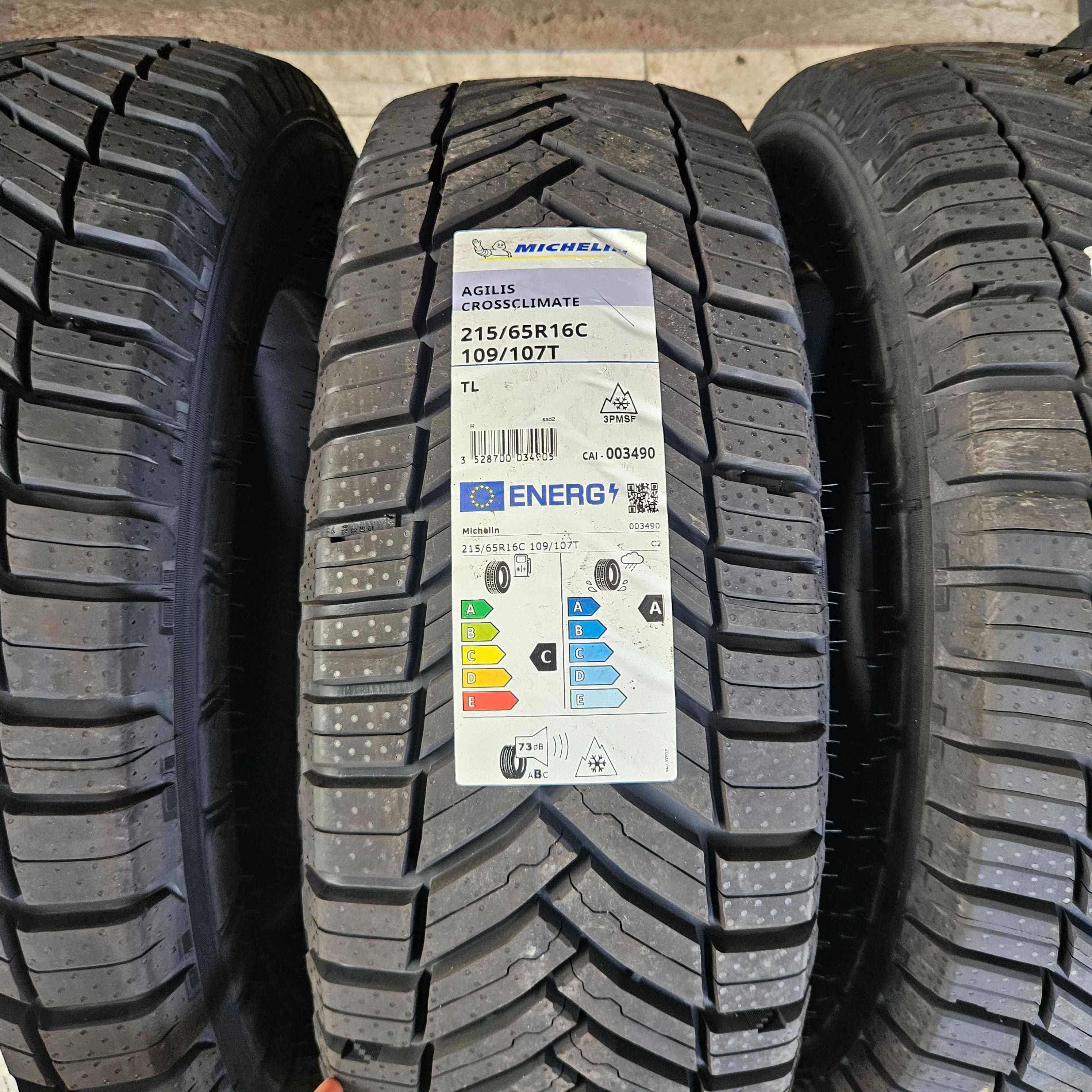 4 Нови бусови гуми 215/65R16C Michelin AgilisCrossClimate 109T DOT2025