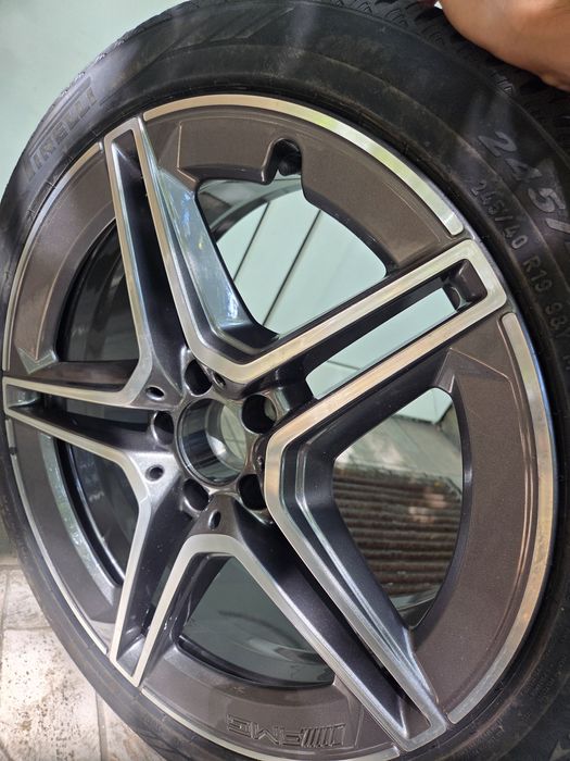 Jantă AMG Originală 19" + Anvelopă Pirelli Cinturato 245/40 R19 NOI !