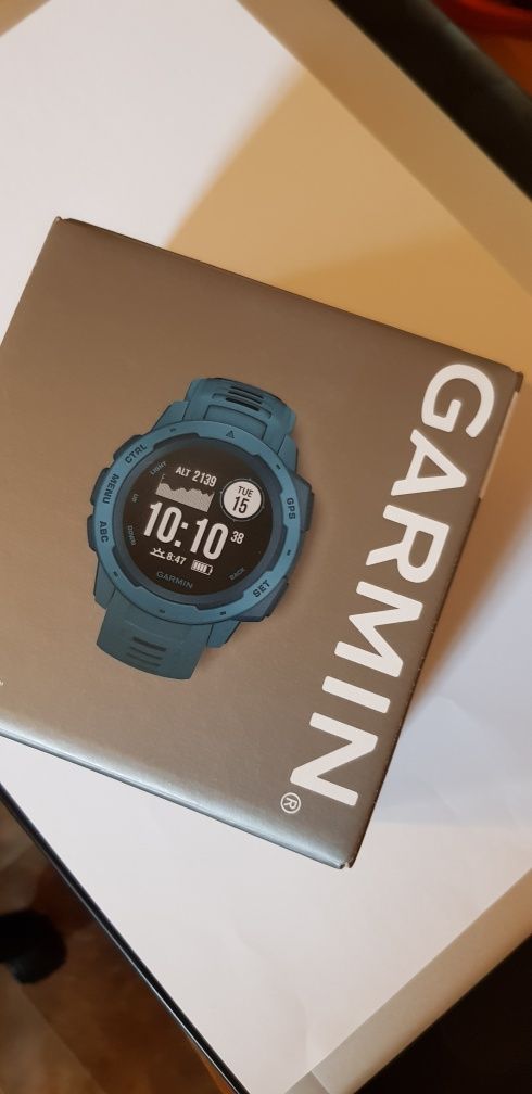 Ceas Smartwatch Garmin Instinct Lakeside Blue