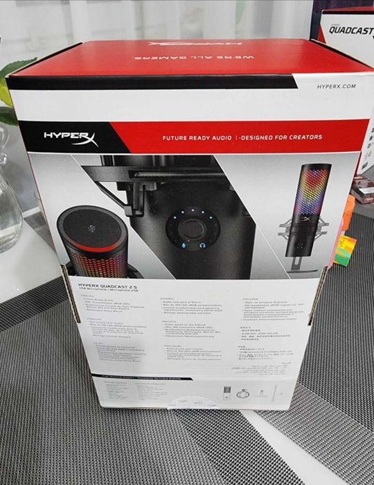 Микрофон HyperX Quadcast 2 S