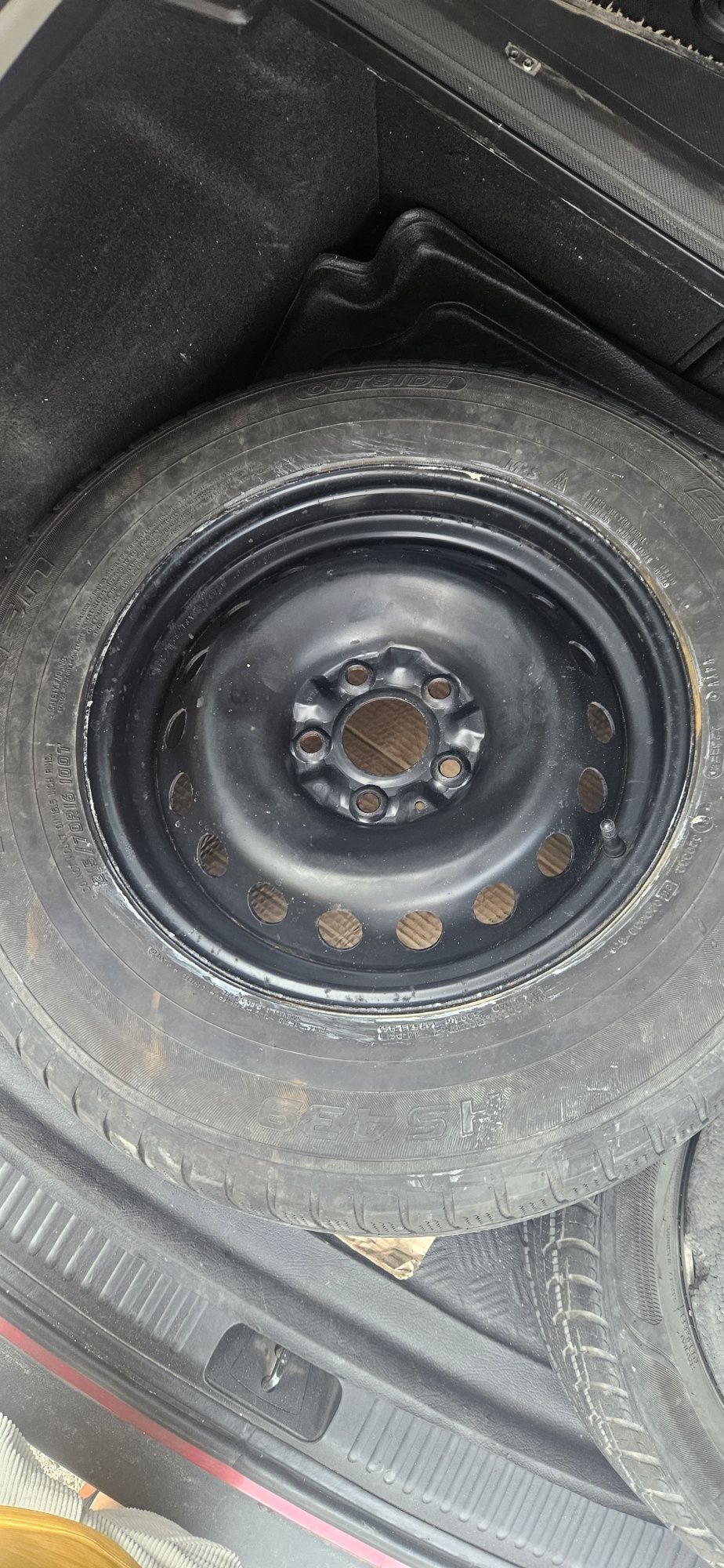 5/114.3/16 резервна джанта с гума toyota rav 4 резервна гума 215/60/16