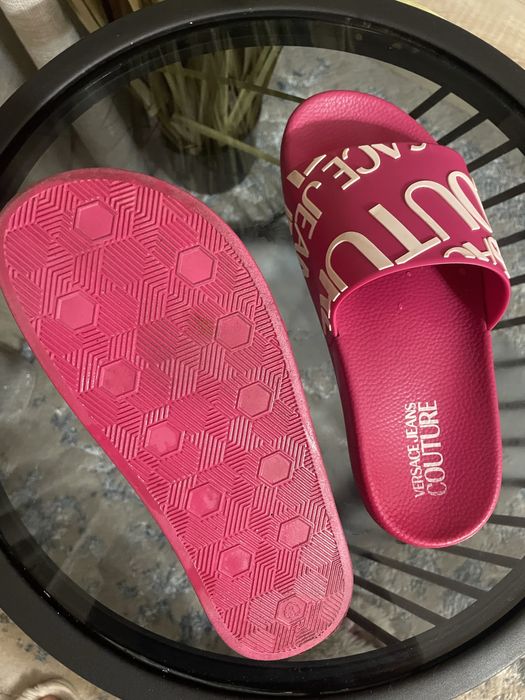 Розови Чехли Versace Jeans Couture