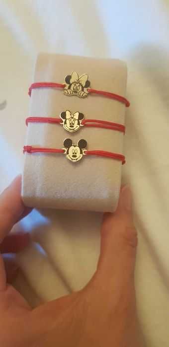 Bratara copii Minnie Mickey Mouse aur galben pret 150 lei bucata