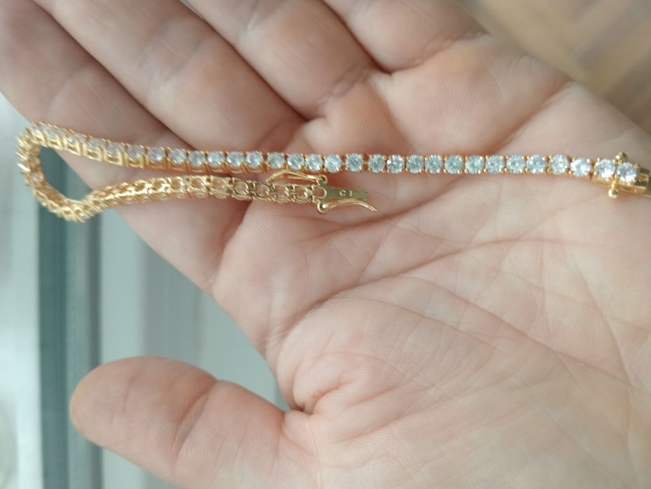 Brățară din argint 925 placata cu aur 18k