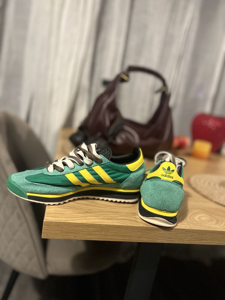 Adidas SL72 green and yellow 37