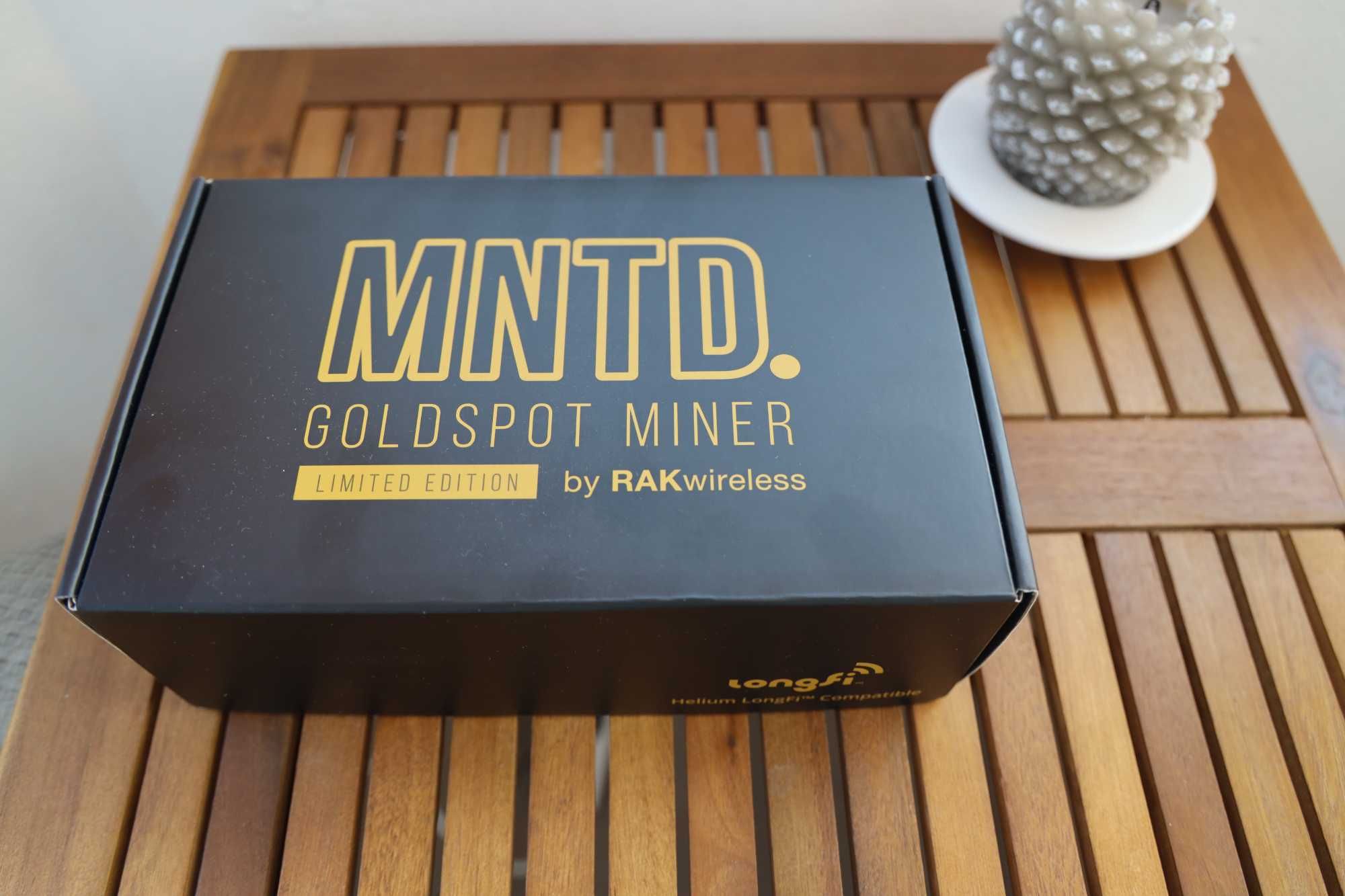 MNTD Helium HNT Miner RAK Limited Edition VIP 8GB RAM Gold Sigilat