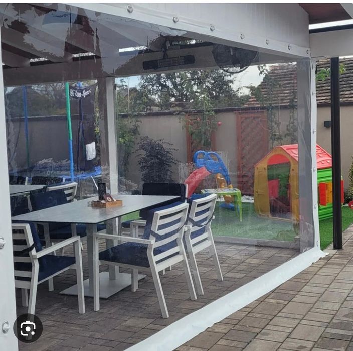 Folie Cristal Prelate pentru terase, foișoare și balcoane!