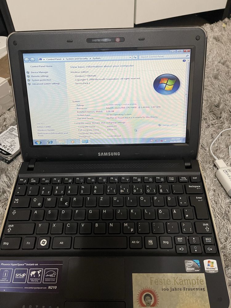 Laptop mini ! Bateria ii tine