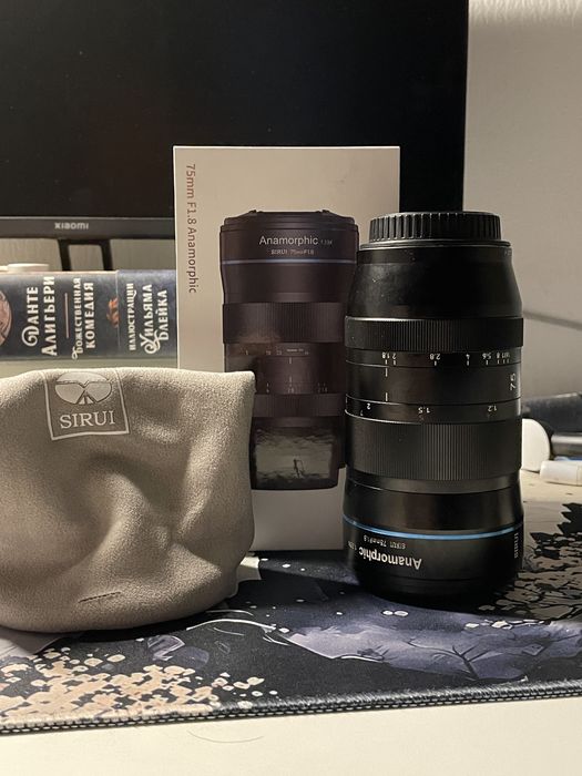 Sirui 75mm F1.8 Anamorphic lens (Sony E)