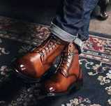 Ghete lace up 39 40 premium Pantofola D'Oro NOI piele naturala moale