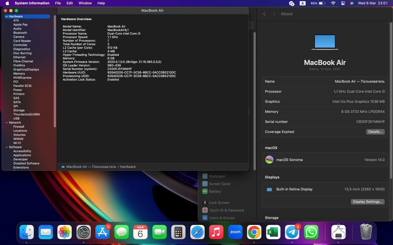 Macbook Air 2020